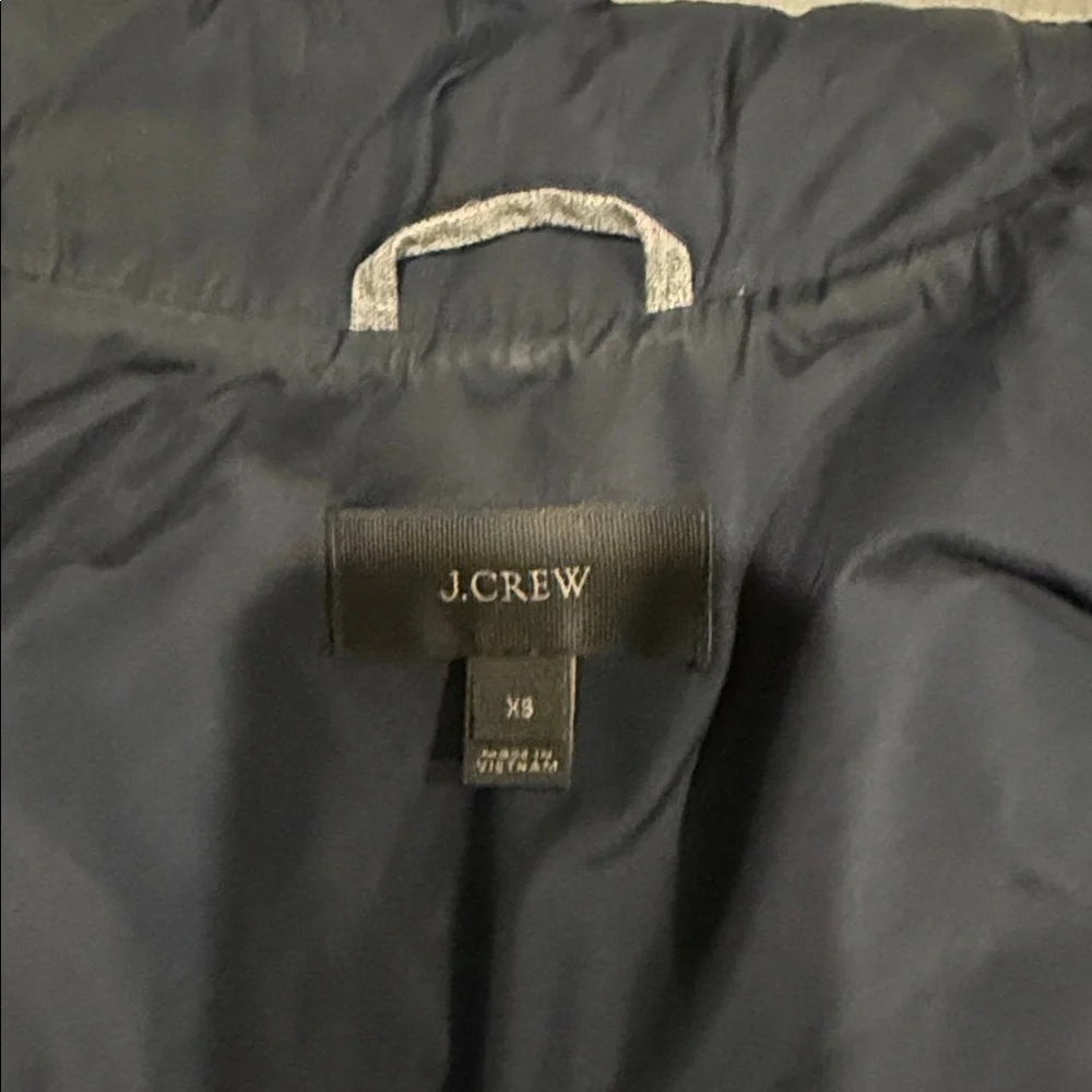 J.Crew XS Gray Quilted Women's Down Vest